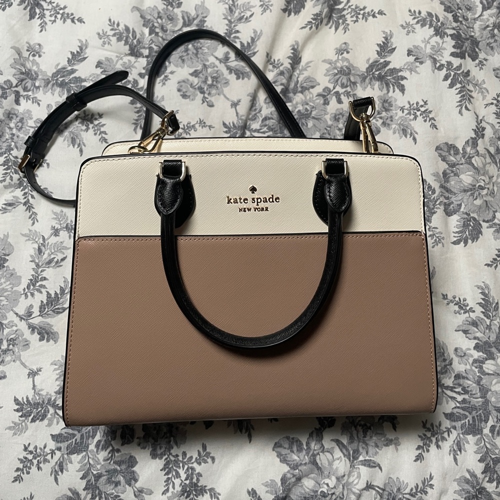 kate spade Cream and Tan Handbag